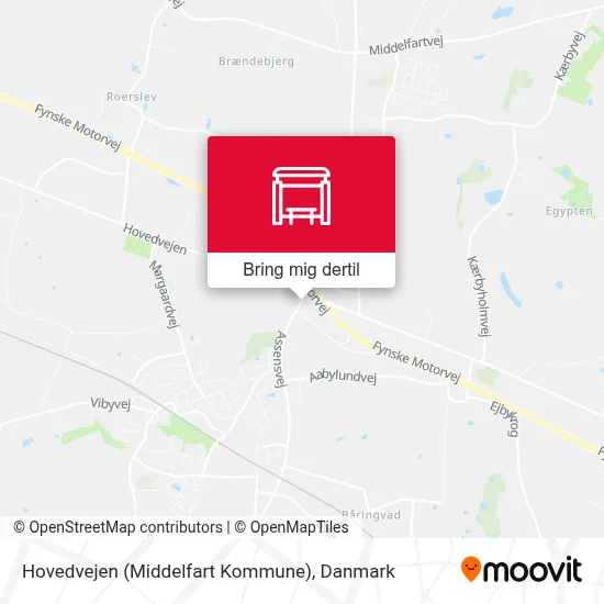 Hovedvejen (Middelfart Kommune) kort
