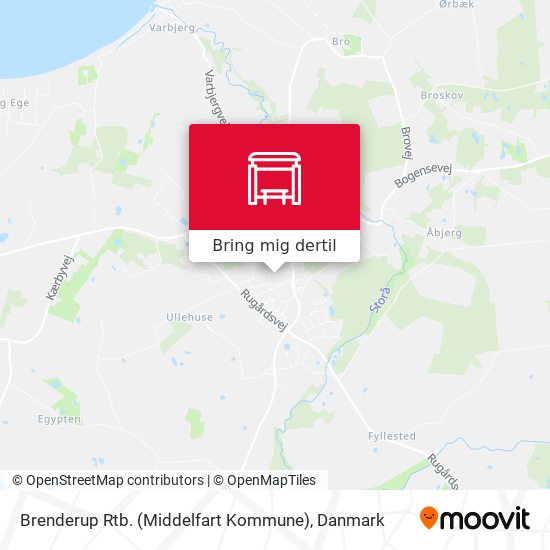 Brenderup Rtb. (Middelfart Kommune) kort