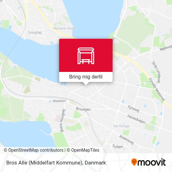 Bros Alle (Middelfart Kommune) kort