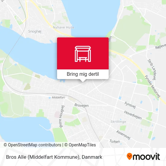 Bros Alle (Middelfart Kommune) kort