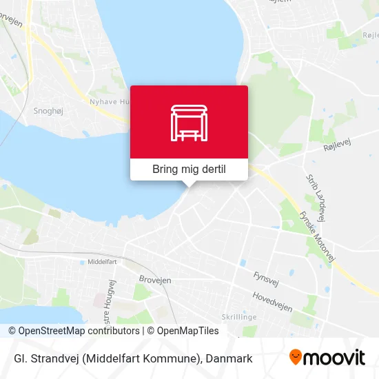 Gl. Strandvej (Middelfart Kommune) kort