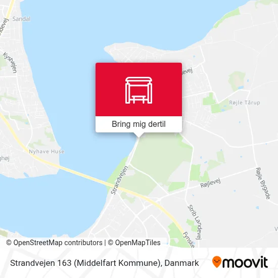 Strandvejen 163 (Middelfart Kommune) kort