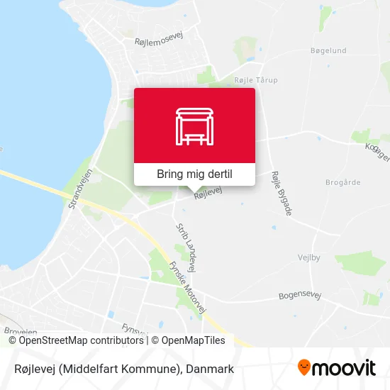 Røjlevej (Middelfart Kommune) kort