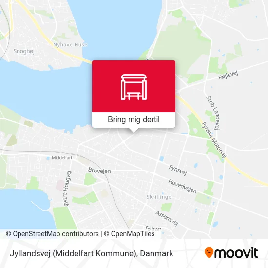 Jyllandsvej (Middelfart Kommune) kort