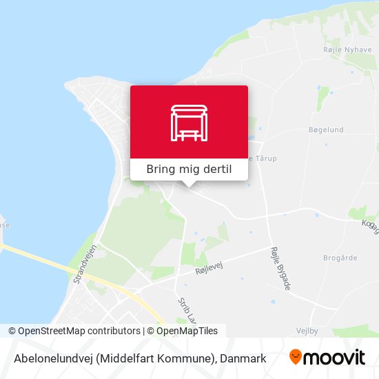 Abelonelundvej (Middelfart Kommune) kort