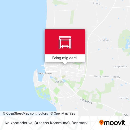 Kalkbrænderivej (Assens Kommune) kort