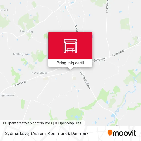 Sydmarksvej (Assens Kommune) kort