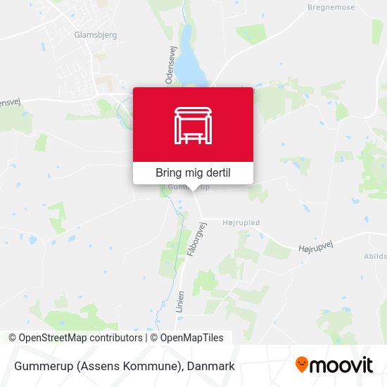 Gummerup (Assens Kommune) kort