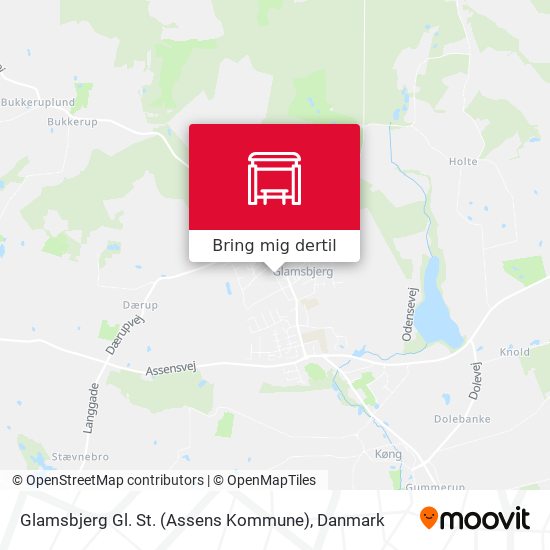 Glamsbjerg Gl. St. (Assens Kommune) kort