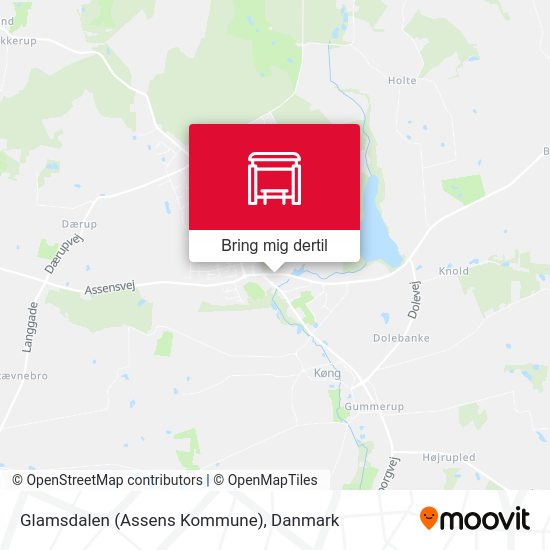 Glamsdalen (Assens Kommune) kort