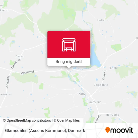 Glamsdalen (Assens Kommune) kort