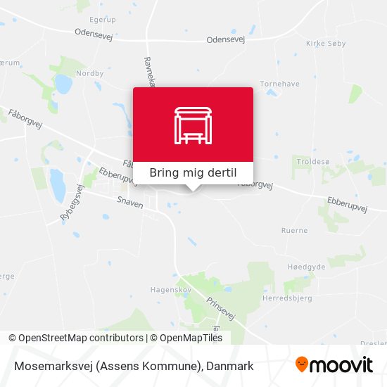 Mosemarksvej (Assens Kommune) kort