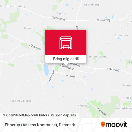 Ebberup (Assens Kommune) kort
