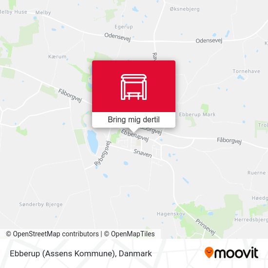 Ebberup (Assens Kommune) kort