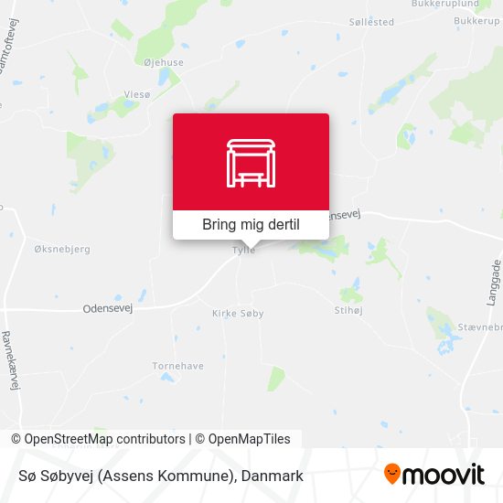 Sø Søbyvej (Assens Kommune) kort