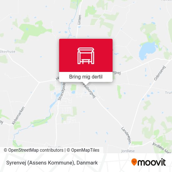 Syrenvej (Assens Kommune) kort