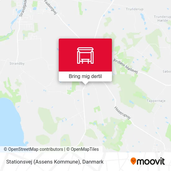 Stationsvej (Assens Kommune) kort