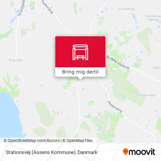 Stationsvej (Assens Kommune) kort