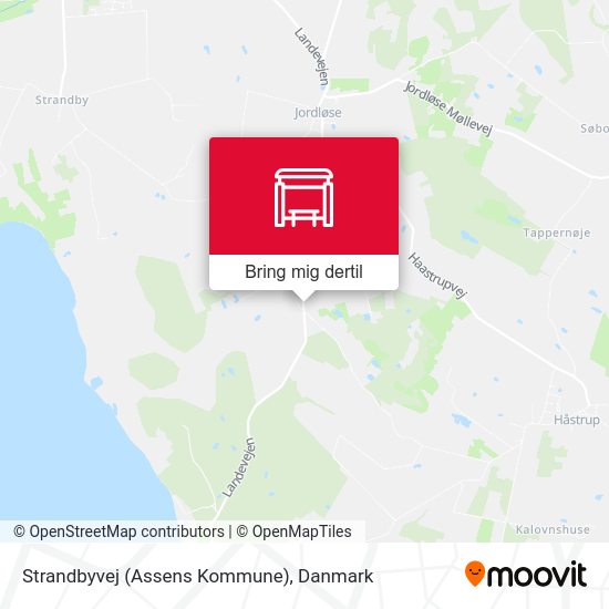 Strandbyvej (Assens Kommune) kort
