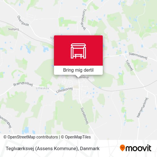 Teglværksvej (Assens Kommune) kort