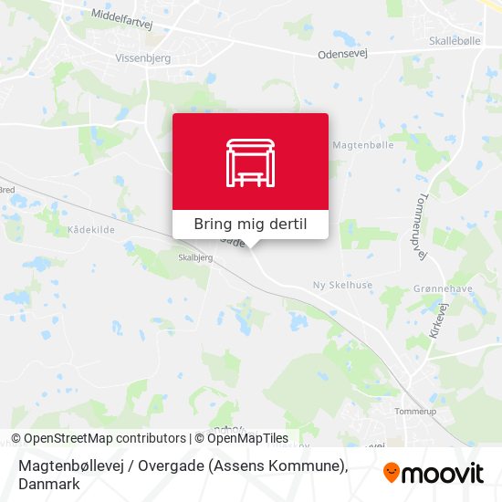 Magtenbøllevej / Overgade (Assens Kommune) kort
