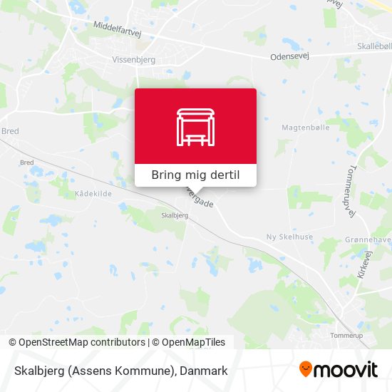 Skalbjerg (Assens Kommune) kort