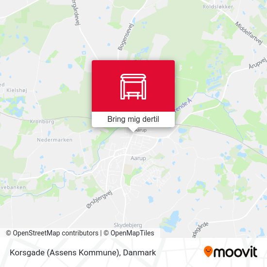 Korsgade (Assens Kommune) kort