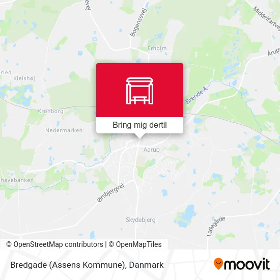 Bredgade (Assens Kommune) kort