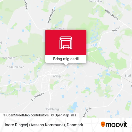 Indre Ringvej (Assens Kommune) kort