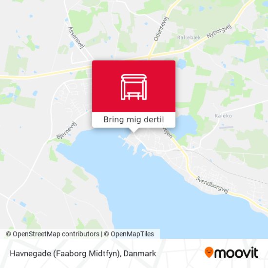 Havnegade (Faaborg Midtfyn) kort