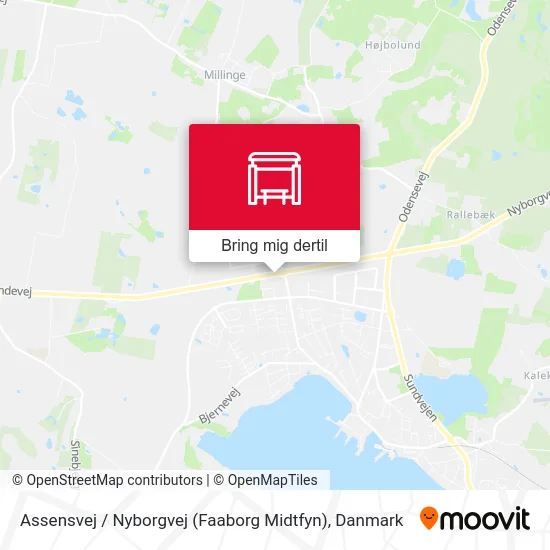 Assensvej / Nyborgvej (Faaborg Midtfyn) kort