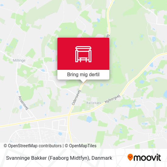 Svanninge Bakker (Faaborg Midtfyn) kort