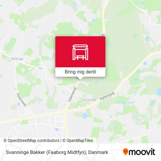 Svanninge Bakker (Faaborg Midtfyn) kort