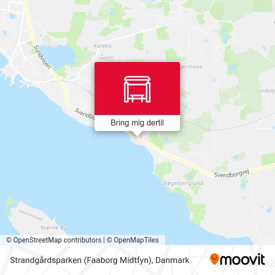 Strandgårdsparken (Faaborg Midtfyn) kort