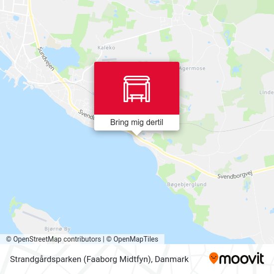 Strandgårdsparken (Faaborg Midtfyn) kort