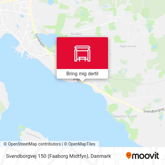 Svendborgvej 150 (Faaborg Midtfyn) kort