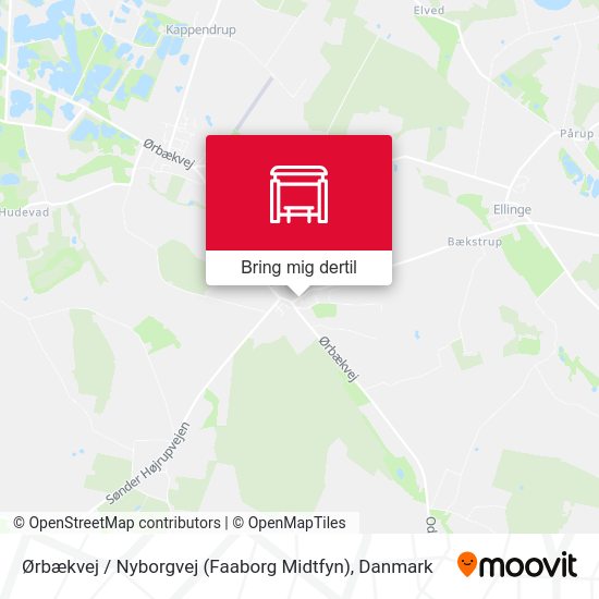 Ørbækvej / Nyborgvej (Faaborg Midtfyn) kort