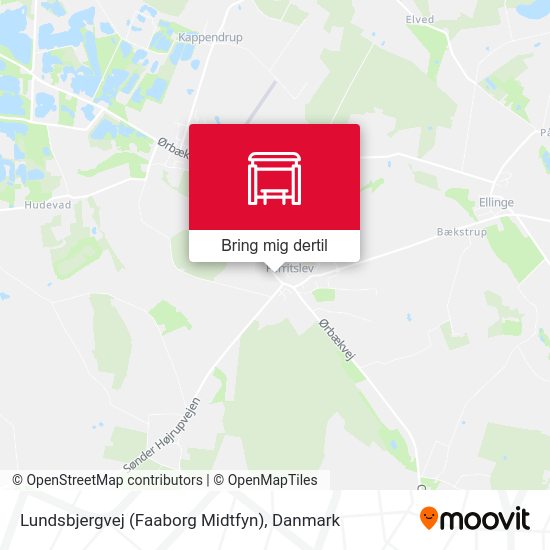 Lundsbjergvej (Faaborg Midtfyn) kort