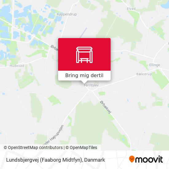 Lundsbjergvej (Faaborg Midtfyn) kort
