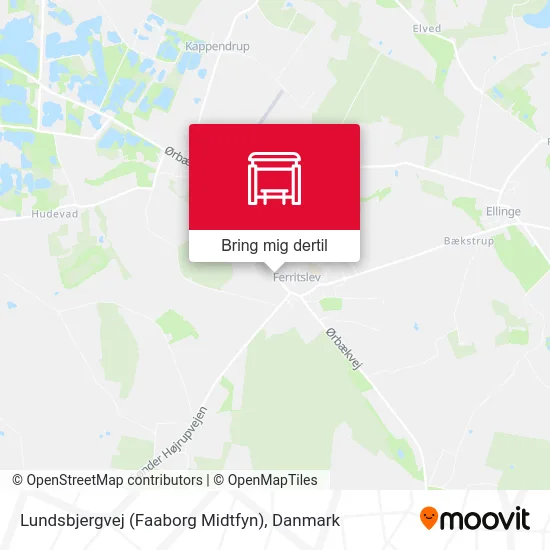 Lundsbjergvej (Faaborg Midtfyn) kort