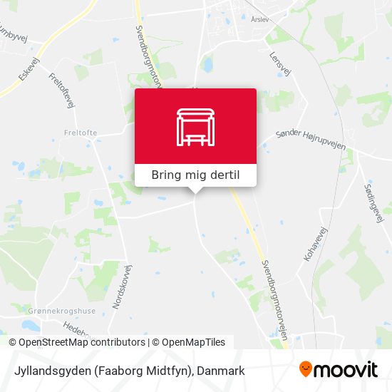 Jyllandsgyden (Faaborg Midtfyn) kort
