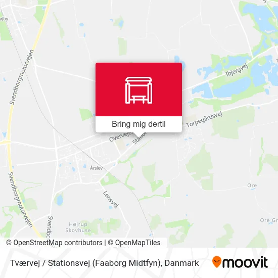 Tværvej / Stationsvej (Faaborg Midtfyn) kort