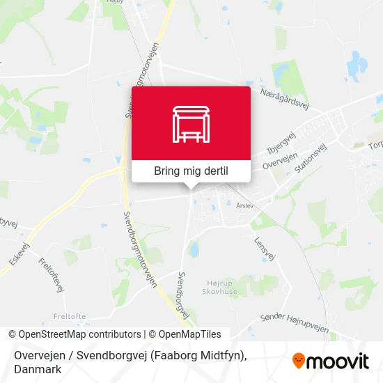 Overvejen / Svendborgvej (Faaborg Midtfyn) kort