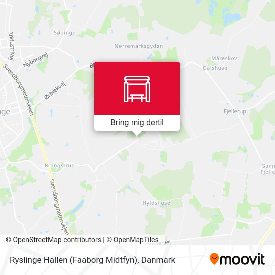 Ryslinge Hallen (Faaborg Midtfyn) kort