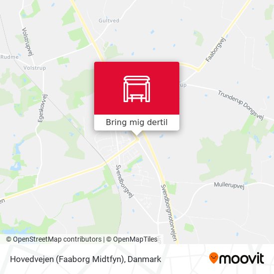 Hovedvejen (Faaborg Midtfyn) kort