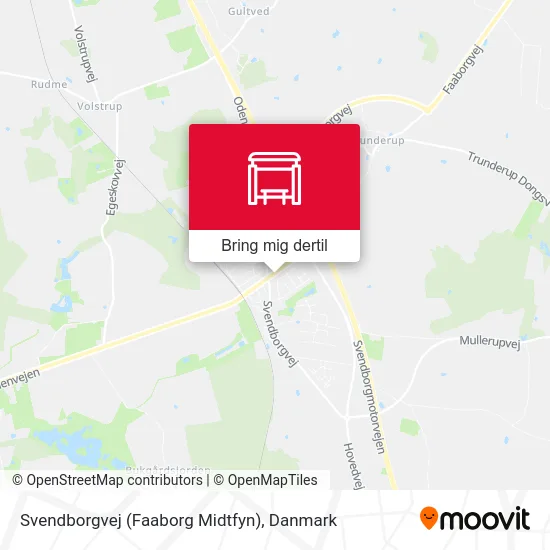 Svendborgvej (Faaborg Midtfyn) kort