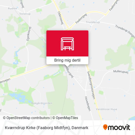 Kværndrup Kirke (Faaborg Midtfyn) kort