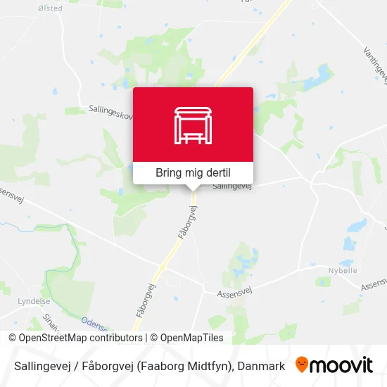 Sallingevej / Fåborgvej (Faaborg Midtfyn) kort