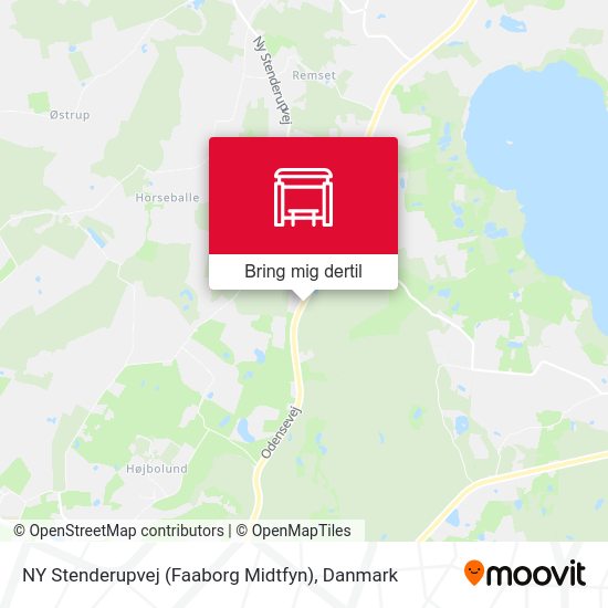 NY Stenderupvej (Faaborg Midtfyn) kort