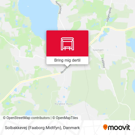 Solbakkevej (Faaborg Midtfyn) kort